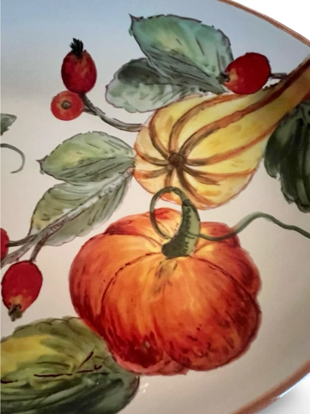 Italian ceramic Serving Platter Ceramica Mendichi Autumn Dinnerware